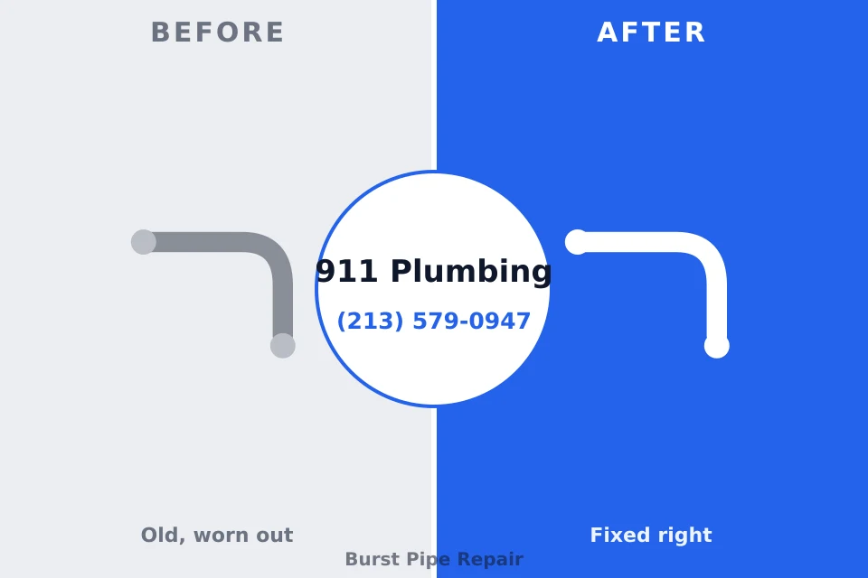 Before and after: plumbing company Pendergrass, GA